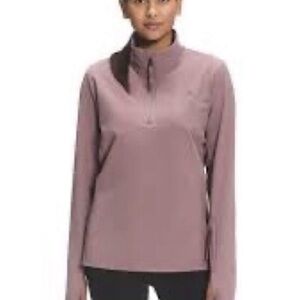 The North Face Mauve Quarter-Zip Pullover